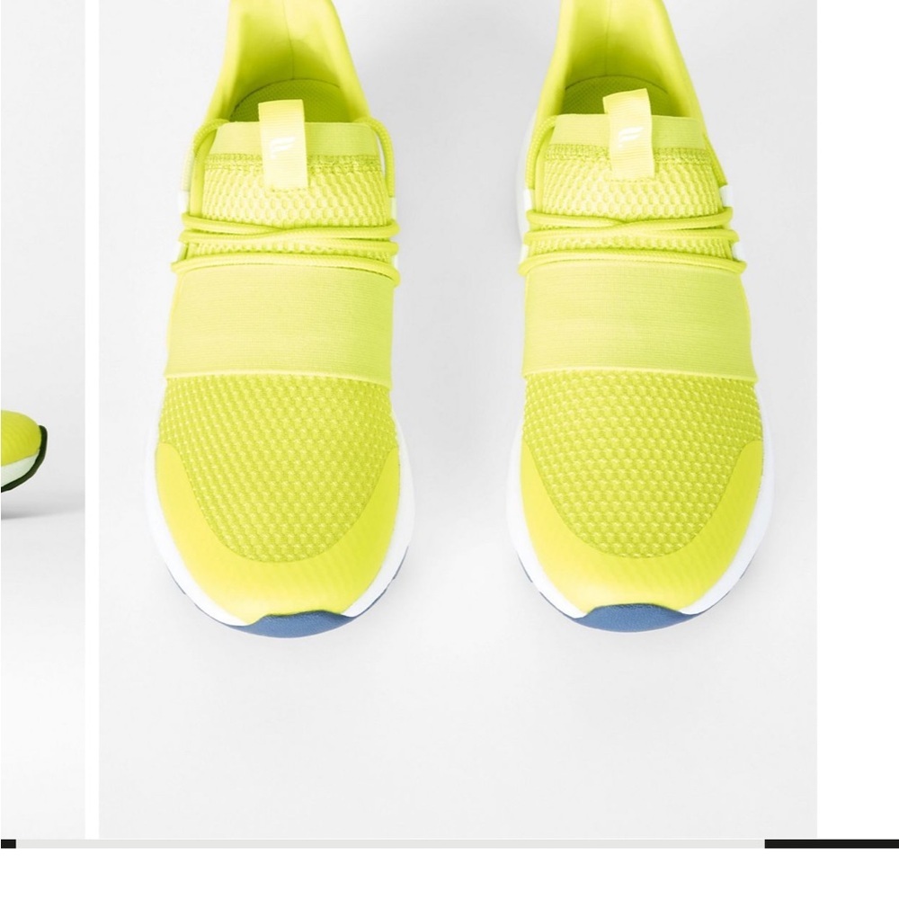 Fabletics ZUMA STUDIO SNEAKER III, NEON YELLOW, size 6.5 NIB - Picture 7 of 11